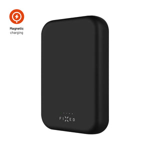 Powerbanka FIXED MagZen (2nd gener.) s bezdrôtovým nabíjaním a podporou MagSafe, 10 000 mAh, čierna