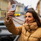 Púzdro FIXED Pure Neck s ružovou šnúrkou na krk pre Apple iPhone 15 Plus