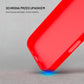 FIXED Story Tylna gumowana osłona do Xiaomi Redmi Note 14 5G, czerwona