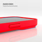 FIXED Story Back Cover for Apple iPhone 16 Plus, red