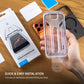 Niezwykle wytrzymałe szkło hartowane FIXED Long-Life z aplikatorem anti-dust do Apple iPhone 16, czarne