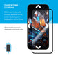Wysokiej jakości szkło hartowane FIXED Armor z aplikatorem do Samsung Galaxy A54 5G, czarne