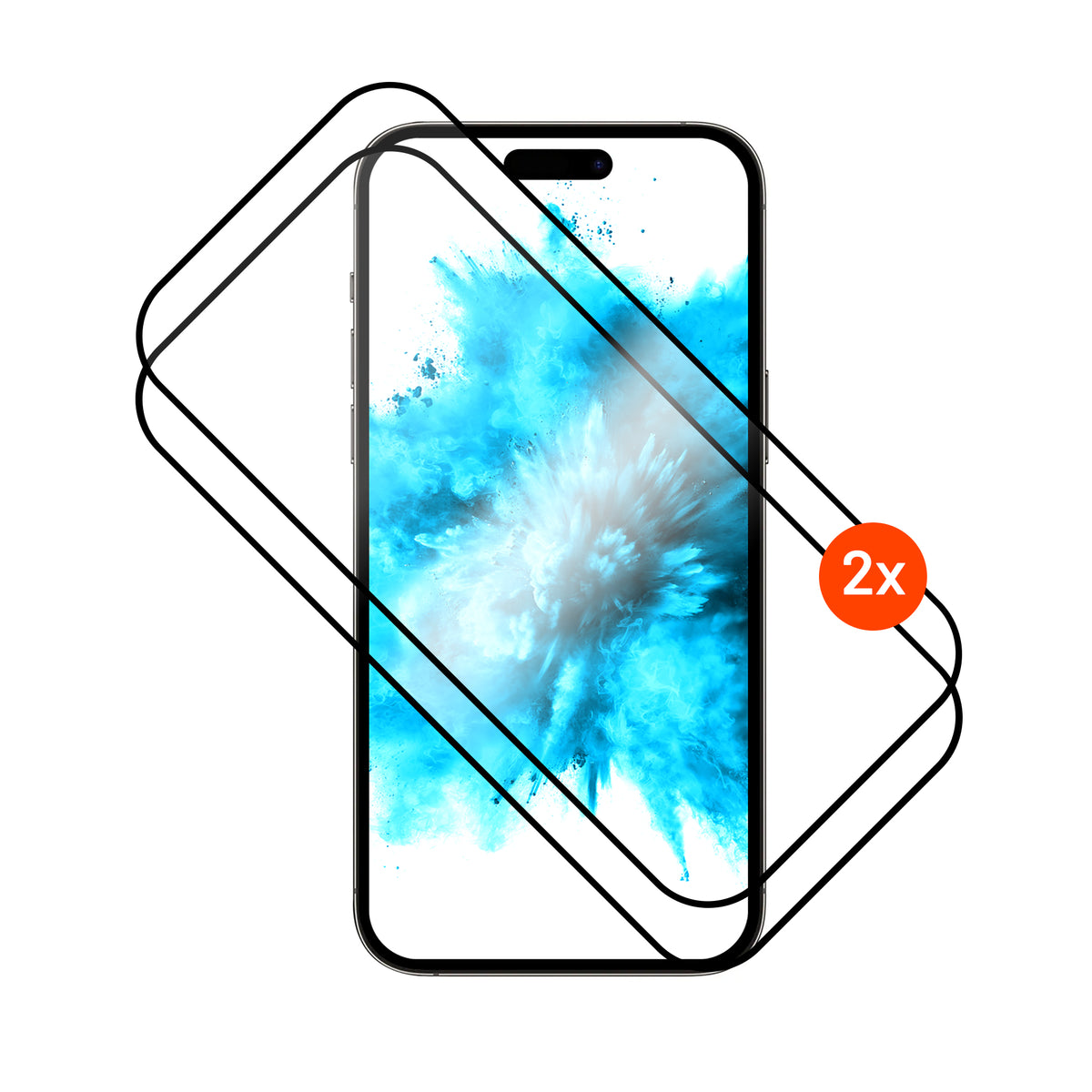 Tvrzené sklo FIXED Full-Cover s aplikátorem pro Nothing Phone (4a) Pro, 2ks, černé