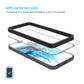 FIXED Full Cover 2,5D Tempered Glass with applicator for Samsung Galaxy A27 5G, 2 pcs, black