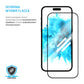 FIXED Full-Cover Ochronne szkło hartowane do Infinix Hot 50 5G, przylepne na cały ekran, czarne