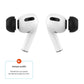 FIXED Plugs Wkładki douszne Pro z pianki zapamiętującej kształt do słuchawek Apple Airpods Pro/Pro 2, 2 zestawy, rozmiar M