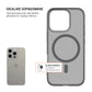 Żelowe etui TPU FIXED MagStory z obsługą MagSafe do Apple iPhone 16, kolor dymny