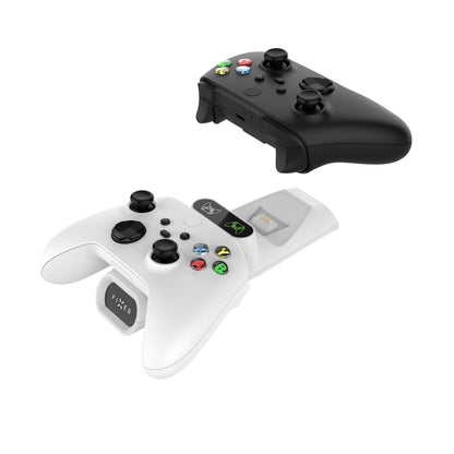 Dobíjacia stanica FIXED pre dva bezdrôtové ovládače Xbox Series S, X a One, biela