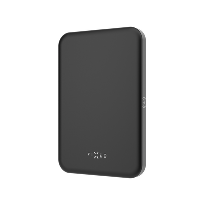 Powerbank FIXED MagZen 5 Solid with wireless charging Qi2.2 25W, Find My/Hub, SSB, PD 20W, 5 000 mAh, black